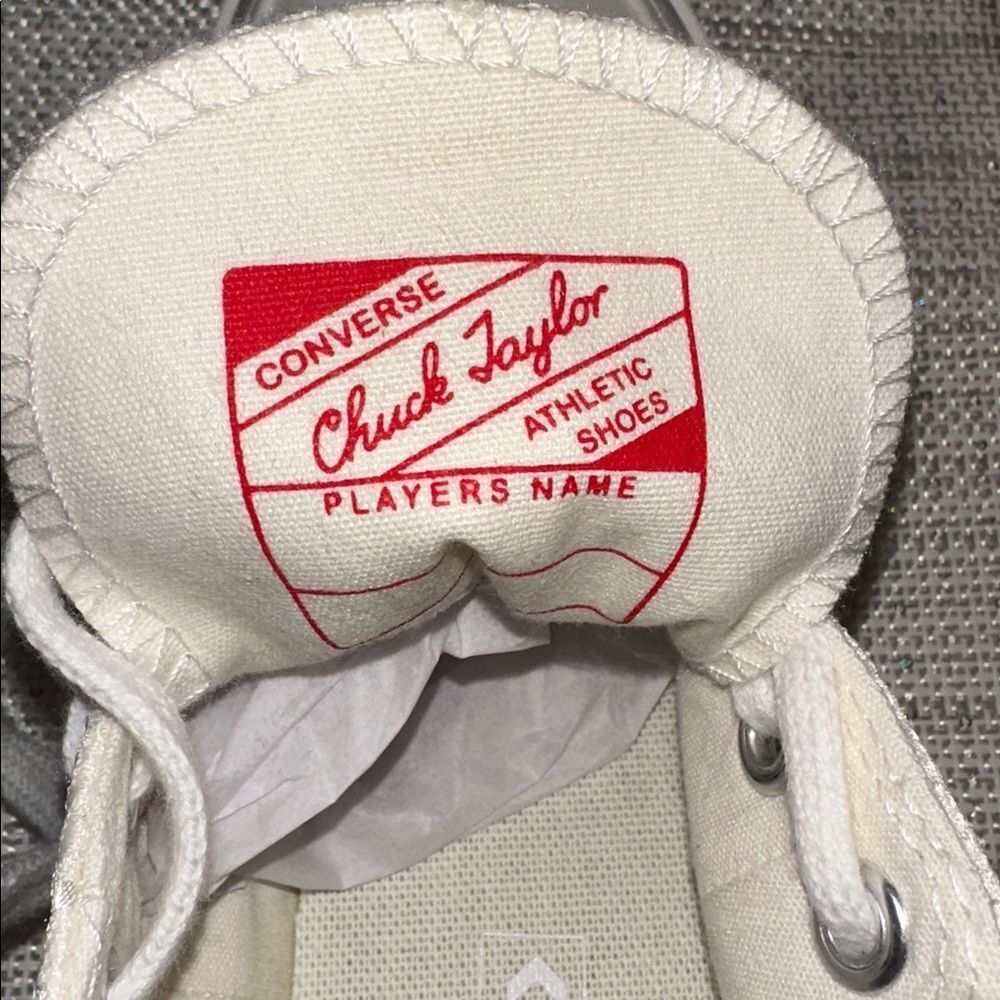 CONVERSE 7 Chuck 70 Vintage Bohemian Floral Lace Ivory Off White Base Sneakers - Picture 14 of 15